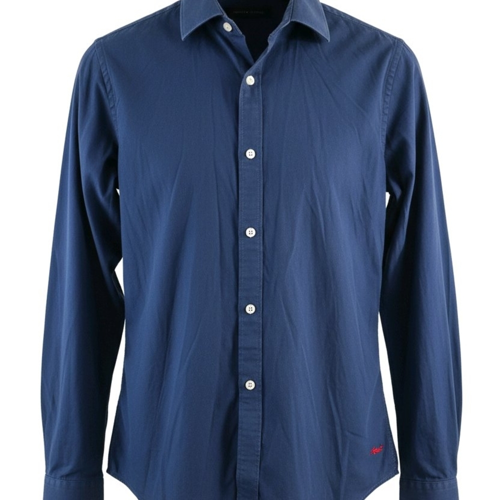 Men's Blue Long Sleeve Shirt